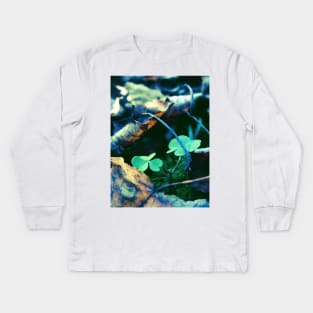 Dead Leaves and Clovers Kids Long Sleeve T-Shirt